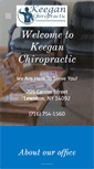 Mobile Screenshot of keeganchiropractic.com